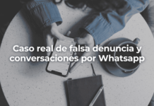 Denuncia falsa y conversaciones de Whatsapp en Málaga Denuncia falsa y conversaciones de Whatsapp en Málaga