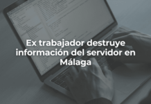 Ex trabajador destruye información del servidor en Málaga Ex trabajador destruye informacion del servidor en Malaga-Perito Informatico Malaga