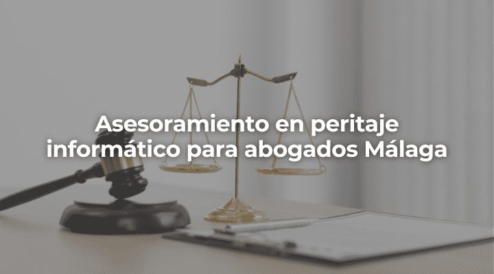 Asesoramiento en peritaje informático para abogados Málaga